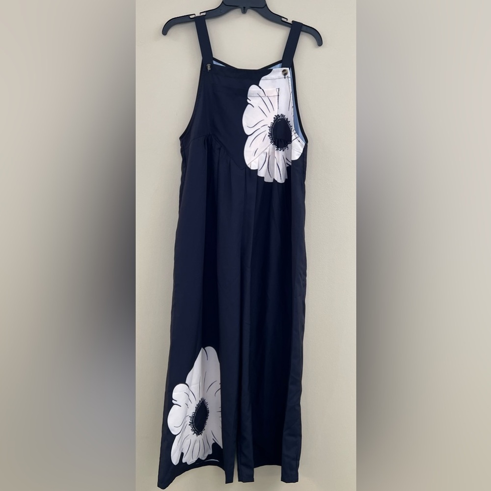 NWT Romper With Flowers